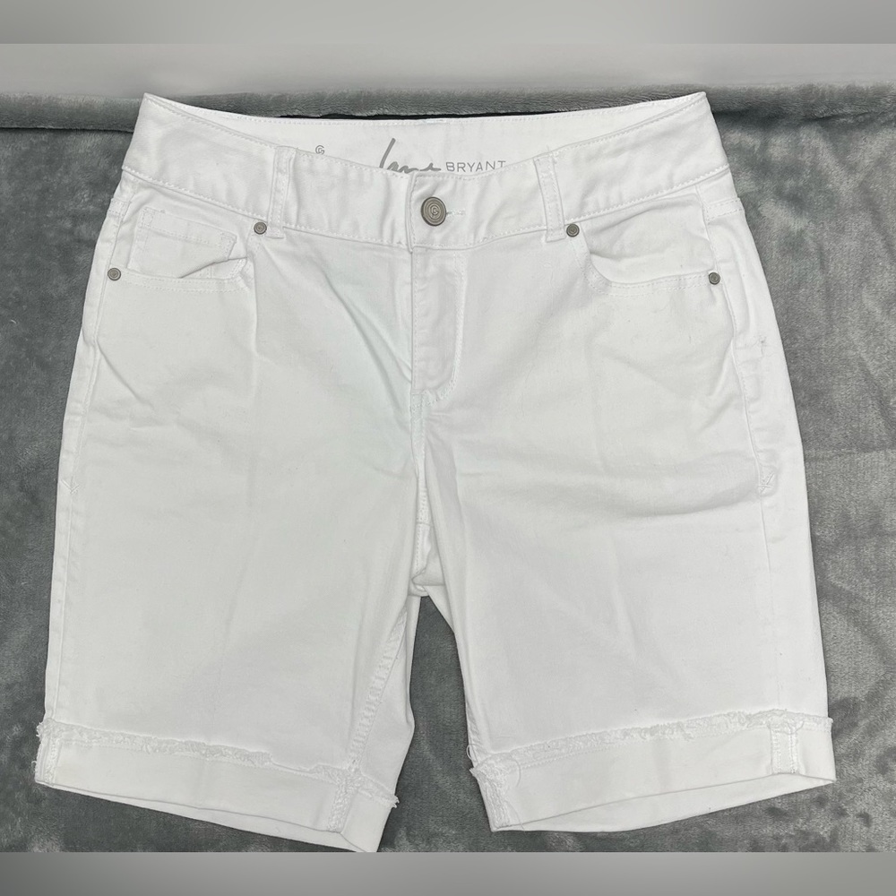 LANE BRYANT denim Bermuda shorts SZ 14